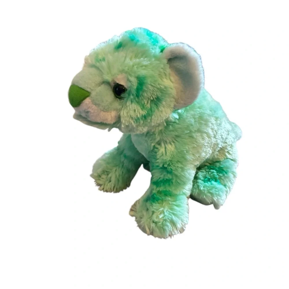 Wild Republic Vibes Mint Green‎ Tiger Plush 12”